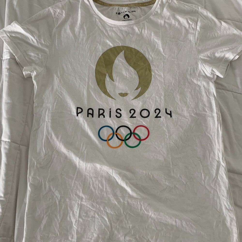 OFFICIAL Paris olympics 2024 white tee